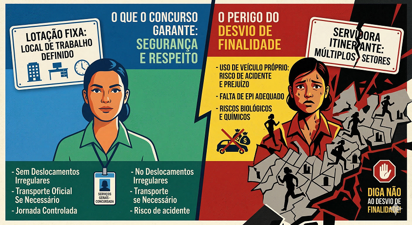 ALERTA: DESVIO DE FINALIDADE E O RISCO DA “SERVIDORA ITINERANTE”